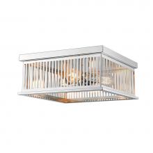 Z-Lite 333F3PN - 3 Light Flush