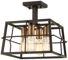 Minka-Lavery 4769-416 - Keeley Calle - 4 Light Semi Flush