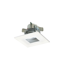 Nora NLCBC2-45527MPW/A - 4" Cobalt Click 750LM LED Retrofit, Square Pinhole, 10W, 2700K, Matte Powder White, 120V