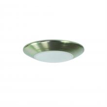 Nora NLOPAC-R450930ANM - 4" AC Opal LED Surface Mount, 650lm / 10.5W, 3000K, Natural Metal finish