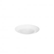 Nora NLOPAC-R4REGT2427W - 4" Regressed AC Opal LED Surface Mount, 700lm / 11W, 2700K, White finish