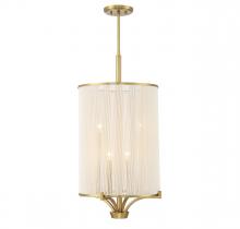 Beacon 4-Light Pendant in Burnished Brass (1-181-4-171