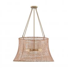 Savoy House 7-6192-4-171 - Longleaf 4-Light Outdoor Chandelier in Burnished Brass