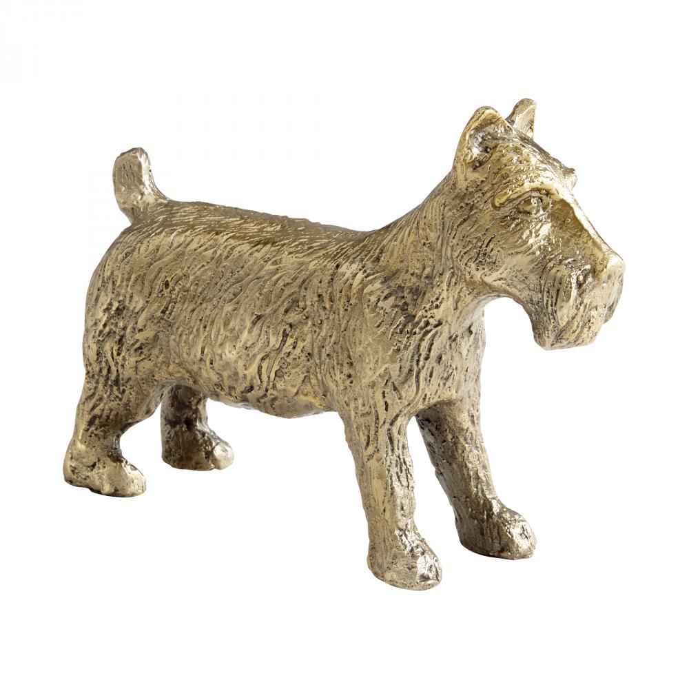 Dog Token | Aged Brass