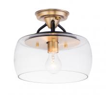 Maxim 26129CLBZAB - Goblet-Semi-Flush Mount