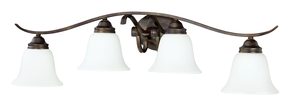 McKinney 4 Light Vanity in Burleson Bronze