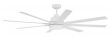 Craftmade RSH65W8 - 65" Rush in White w/ White Blades