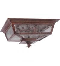 Craftmade Z1367-AG - Argent II 3 Light Outdoor Flushmount in Aged Bronze