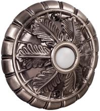 Craftmade BSMED-AP - Surface Mount Medallion LED Lighted Push Button in Antique Pewter