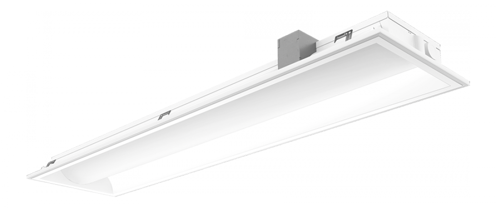 C-SWISH 1X4 30W/25W/20W 3500K/4000K/5000K BATTERY BACKUP WHITE