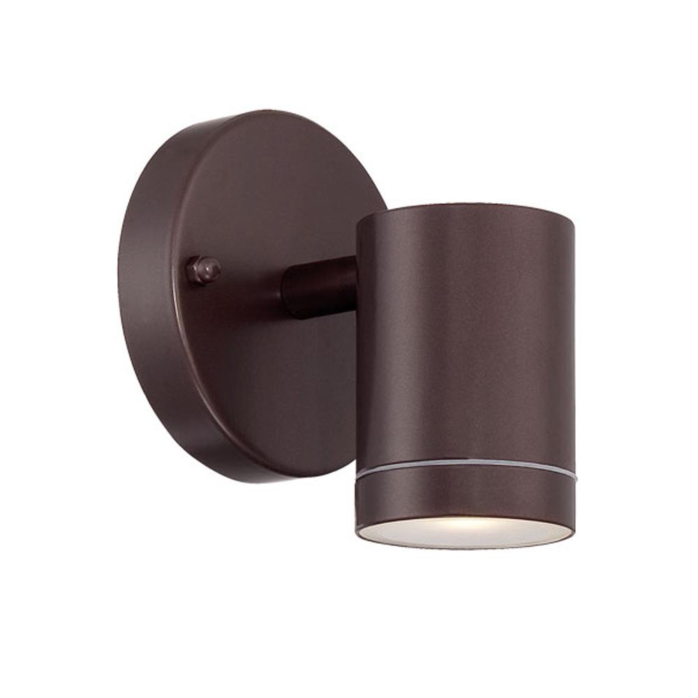 LED Wall Sconces Collection  Wall-Mount 1-Light Outdoor Architectural Bronze Light Fixture