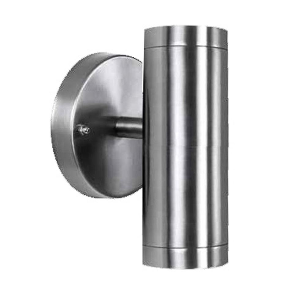 LED Wall Sconces Collection  Wall-Mount 2-Light Outdoor Stainless Steel Light Fixture