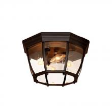 Acclaim Lighting 5603BK - Flushmount Collection Ceiling-Mount 4-Light Outdoor Matte Black Light Fixture