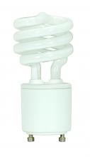 Satco Products Inc. S8203 - 13 Watt; Mini Spiral Compact Fluorescent; 2700K; 82 CRI; GU24 base; 120 Volt