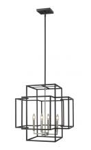 Z-Lite 454-22BK-BN - 4 Light Chandelier