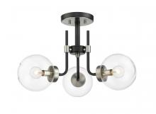 Z-Lite 477-3SF-MB-BN - 3 Light Semi Flush Mount