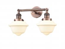 Innovations Lighting 208-AC-G531 - Oxford - 2 Light - 17 inch - Antique Copper - Bath Vanity Light