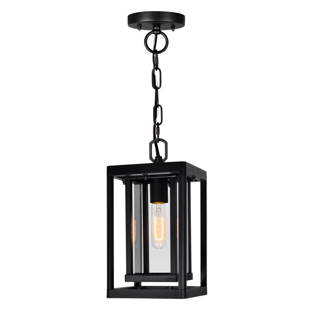 Mulvane 1 Light Black Outdoor Hanging Light