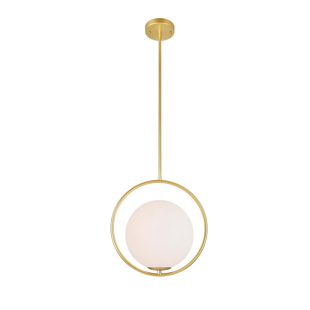 Celeste 1 Light Mini Pendant With Medallion Gold Finish