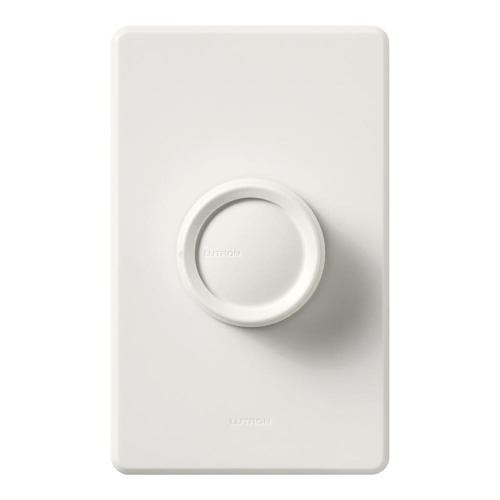 600W INC DIMMER P/P WHITE