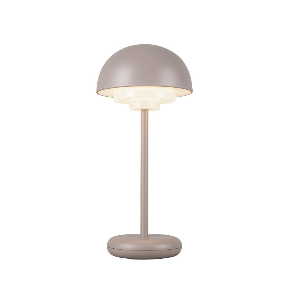 Hinata 5-in Moonstone Gray LED Table Lamp