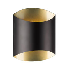 Kuzco Lighting Inc 601471BK-LED - Preston 8-in Black LED Wall Sconce