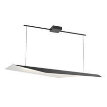 Kuzco Lighting Inc LP70548-BK/WH - Taro 48-in Black/White LED Linear Pendant