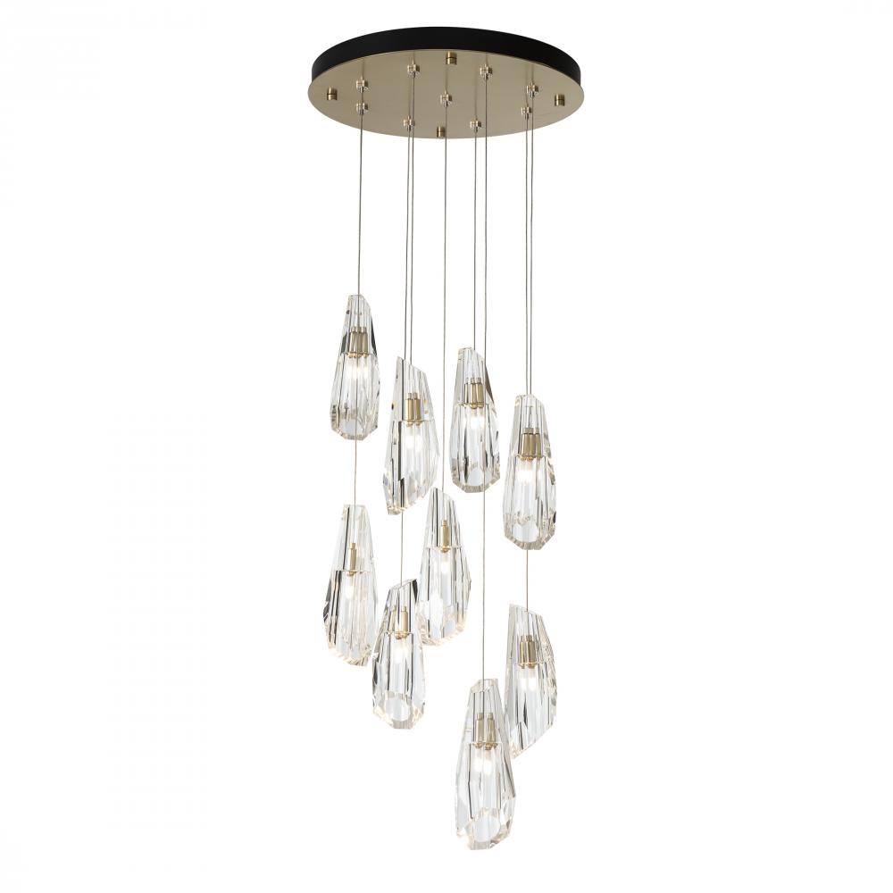 Luma 9-Light Large Crystal Pendant