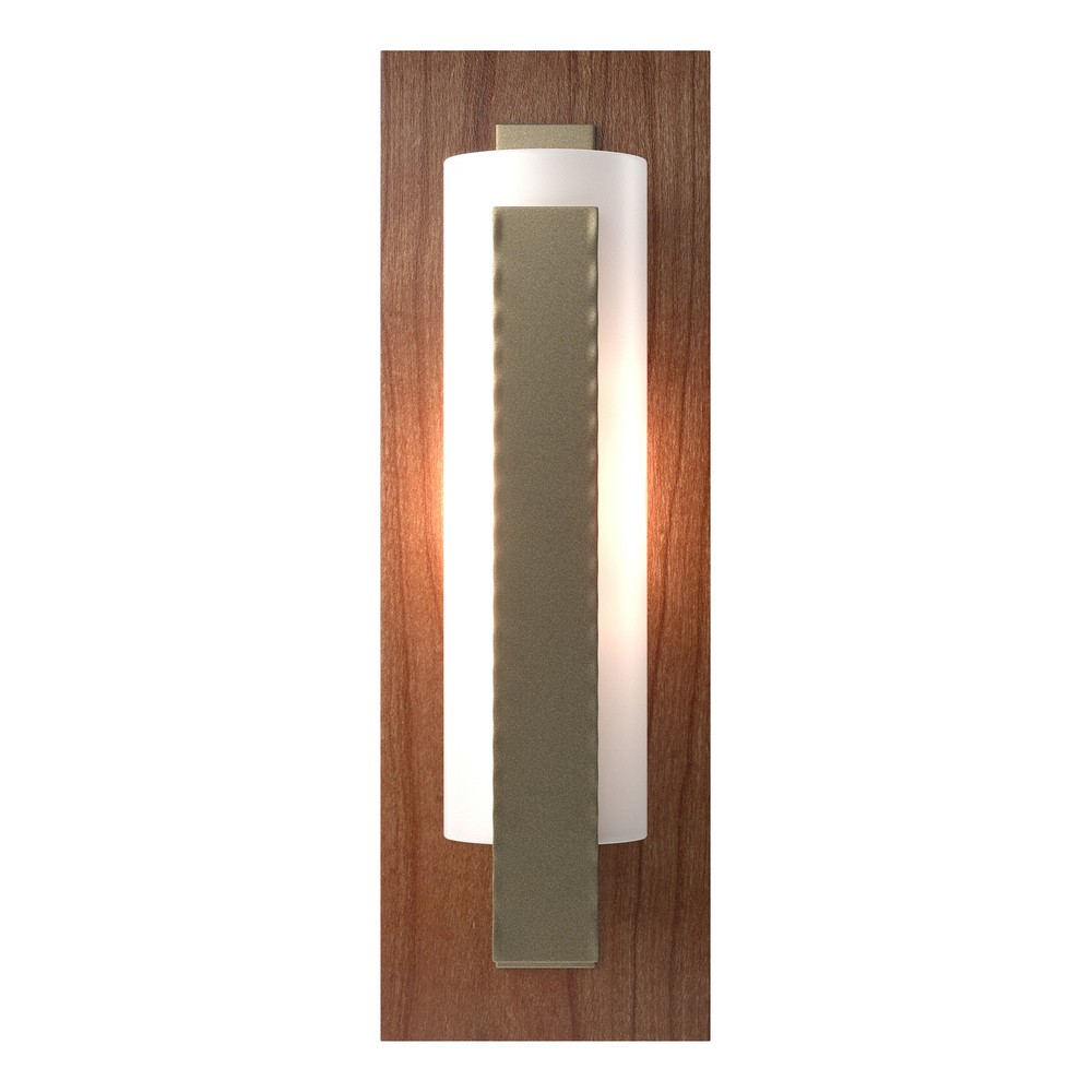 Forged Vertical Bar Sconce - Cherry or Copper Backplate