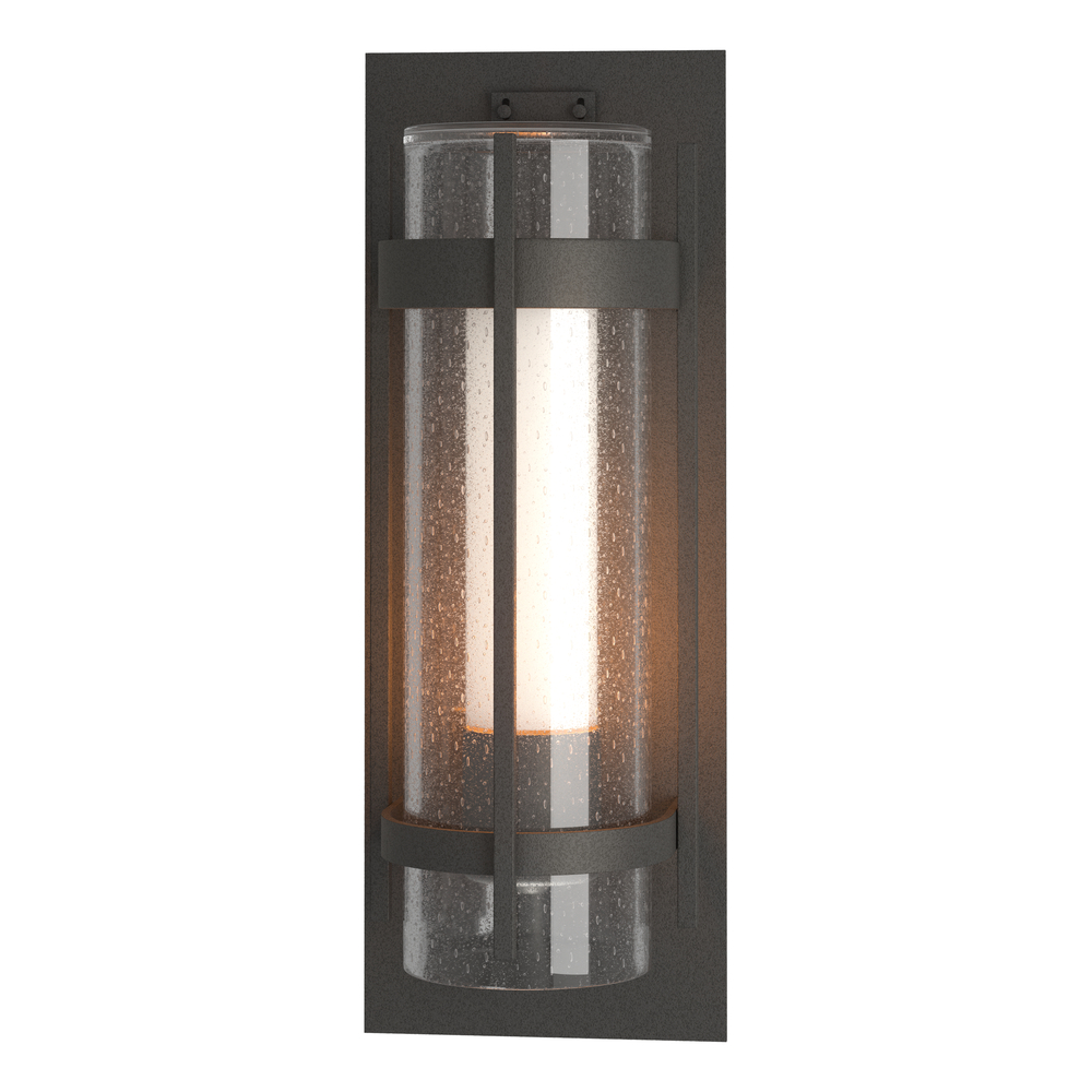 Torch  Seeded Glass Large Outdoor Sconce