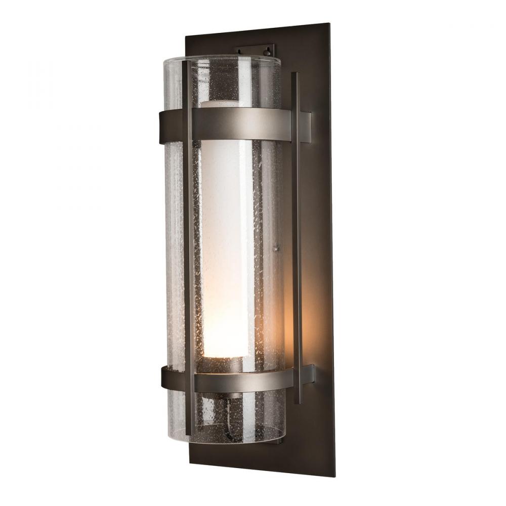 Torch  Seeded Glass XL Outdoor Sconce