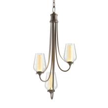 Hubbardton Forge 103033-SKT-05-ZS0354 - Flora 3 Arm Chandelier