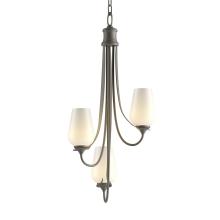 Hubbardton Forge 103033-SKT-20-GG0303 - Flora 3 Arm Chandelier