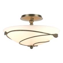 Hubbardton Forge 126712-SKT-84-GG0048 - Forged Leaves Semi-Flush