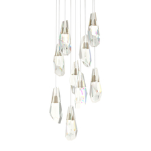 Hubbardton Forge 131101-SKT-LONG-84-CR - Luma 9-Light Large Crystal Pendant