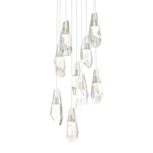 Hubbardton Forge 131101-SKT-LONG-85-CR - Luma 9-Light Large Crystal Pendant