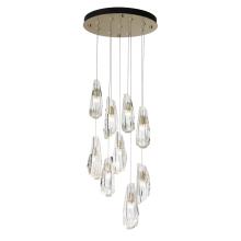 Hubbardton Forge 131101-SKT-LONG-86-CR - Luma 9-Light Large Crystal Pendant