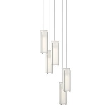 Hubbardton Forge 131124-SKT-LONG-82-GG0065 - Exos Glass 5-Light Pendant