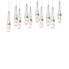 Hubbardton Forge 131200-SKT-LONG-82-YJ0434 - Link 10-Light Blown Glass Pendant