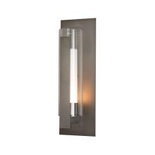 Hubbardton Forge 307283-SKT-77-ZU0662 - Vertical Bar Fluted Glass Large Outdoor Sconce