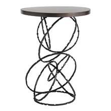 Hubbardton Forge 750134-10-M3 - Olympus Accent Table, with Wood Top