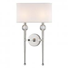 Hudson Valley 8422-PN - 2 LIGHT WALL SCONCE