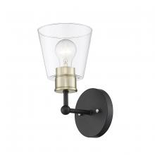 Millennium 9131-MB/MG - Cameron 1-Light Wall Sconce Matte Black Modern Gold