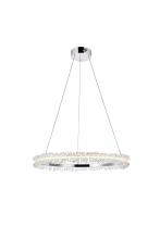 Elegant 3506D26C - Laurel LED 26 Inch Chrome Pendant