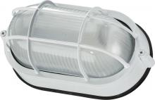 Quorum 680-9-6 - 1LT Oval Bulkhead - WH