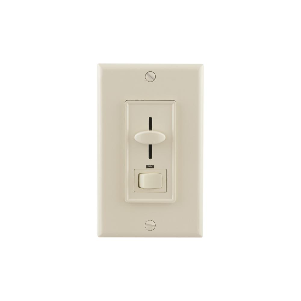 REIGN Wall Mount LED Dimmer - Full Slide, Light Almond