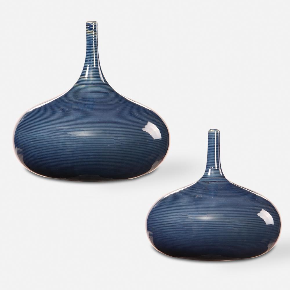 Zayan Blue Vases, S/2