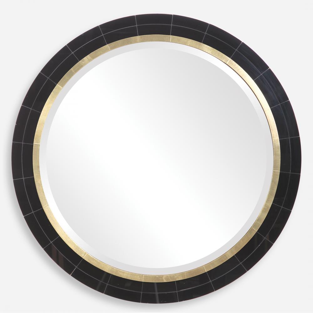 Nayla Tiled Round Mirror