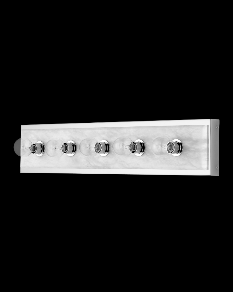 Berdine Large Nickel Wall Sconce