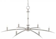 Currey 9000-0239 - Zelia Nickel Chandelier